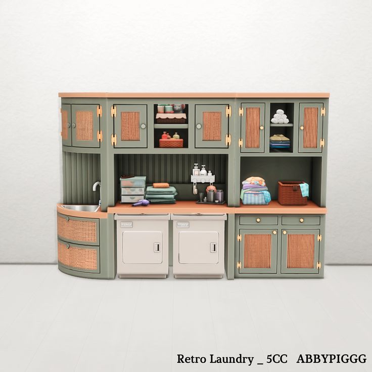 sims 4 retro laundry cc