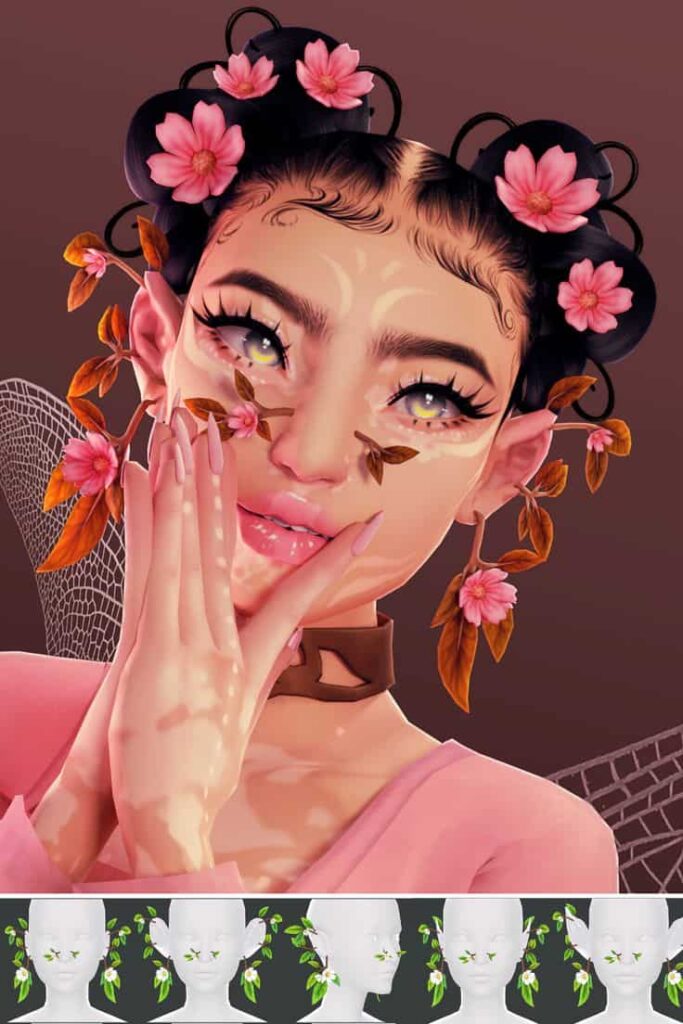 sims 4 sunday flowers cc set