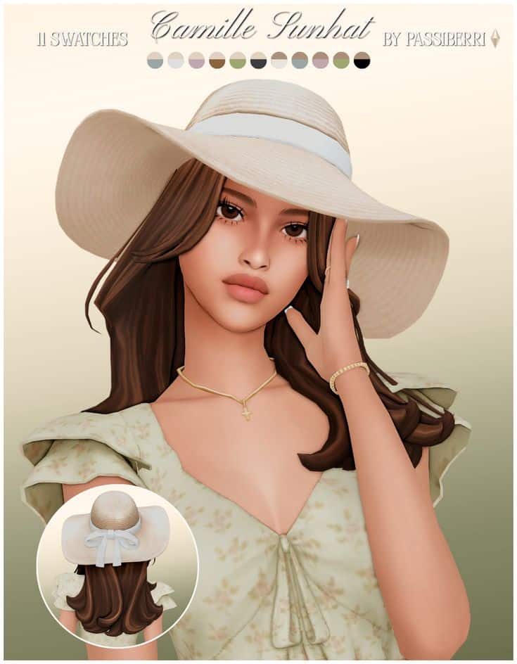 sims 4 sunhat cc