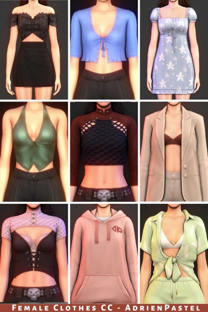 the sims 4 cc clothes packs