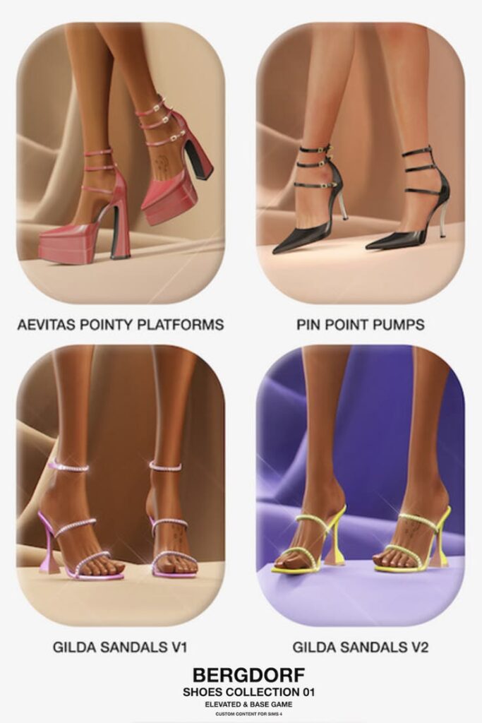 best sims 4 cc shoes collection