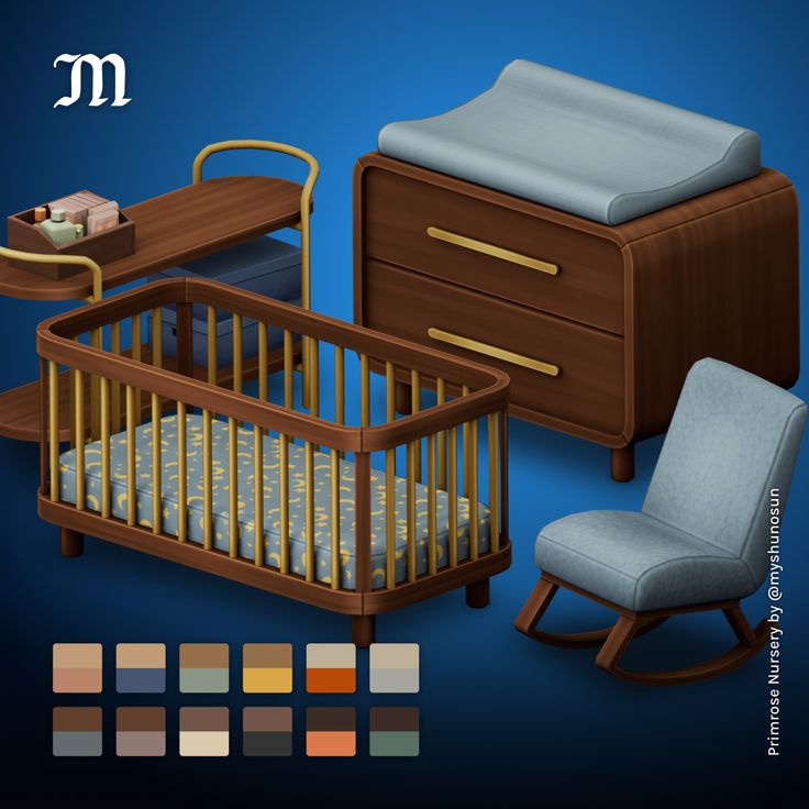 best sims 4 nursery cc set