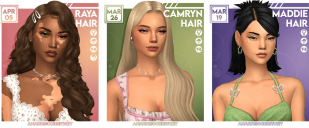 latest sims 4 hair pack