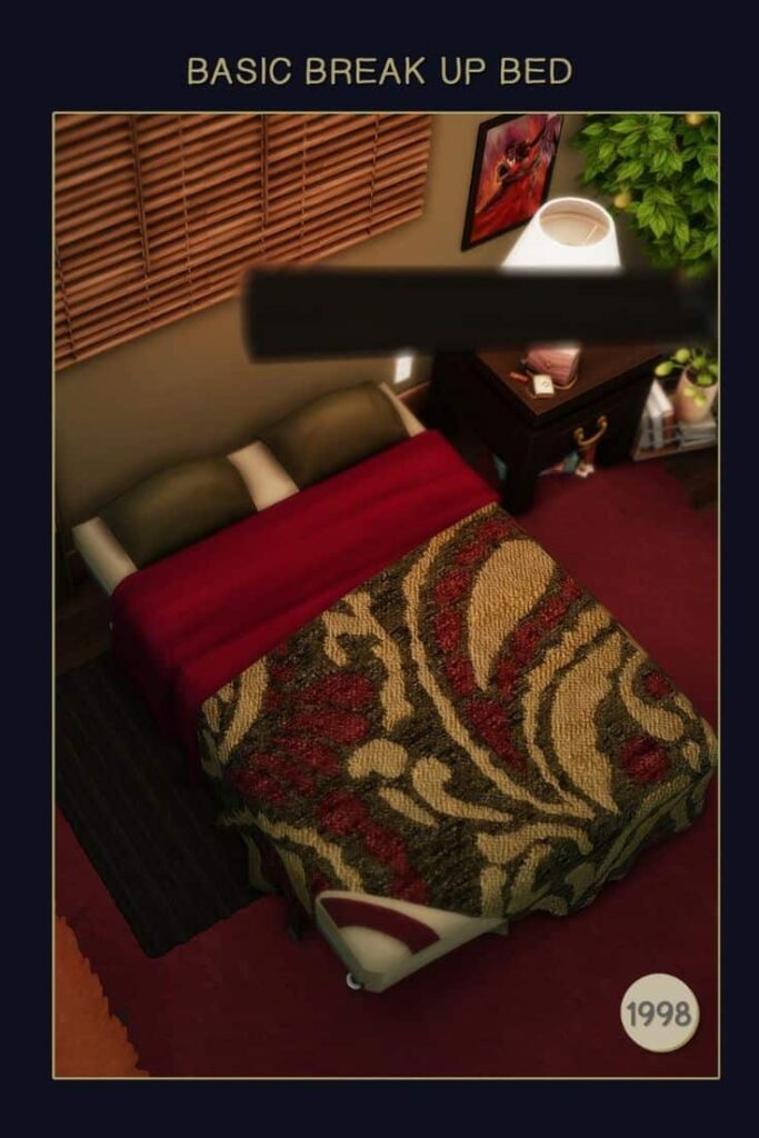 sims 4 break up bed cc