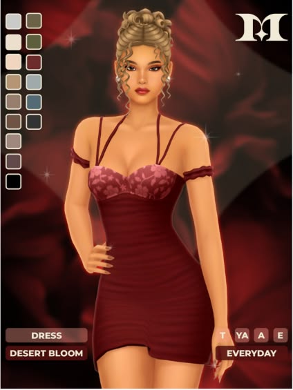sims 4 cc dress