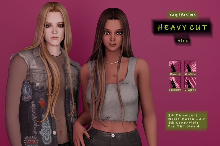 sims 4 cc hair cut set