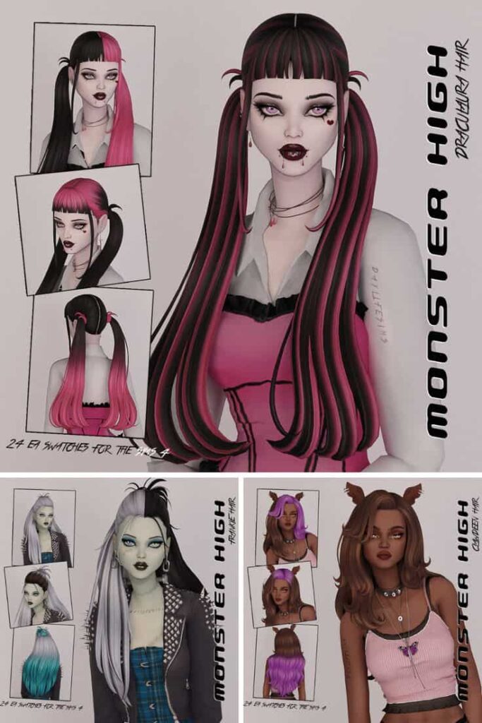 sims 4 cc hair pack