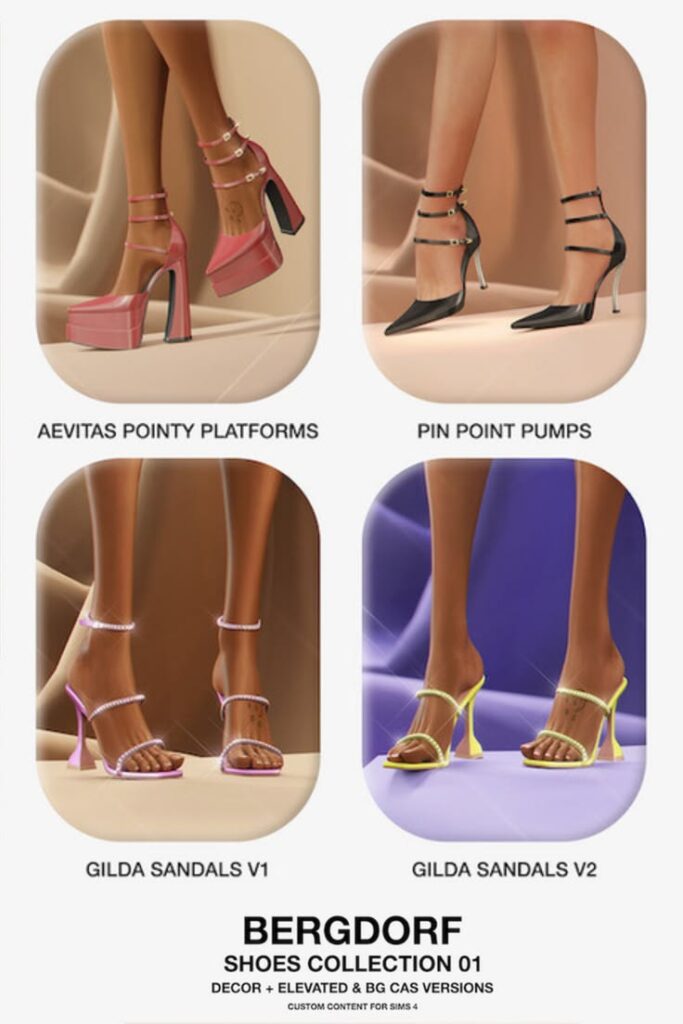 sims 4 cc shoes collection
