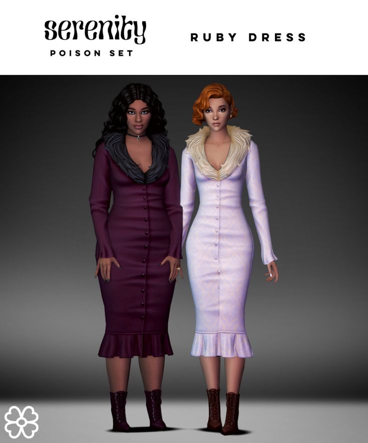 sims 4 dress set