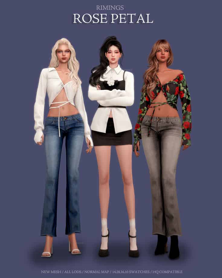 sims 4 female cc pack