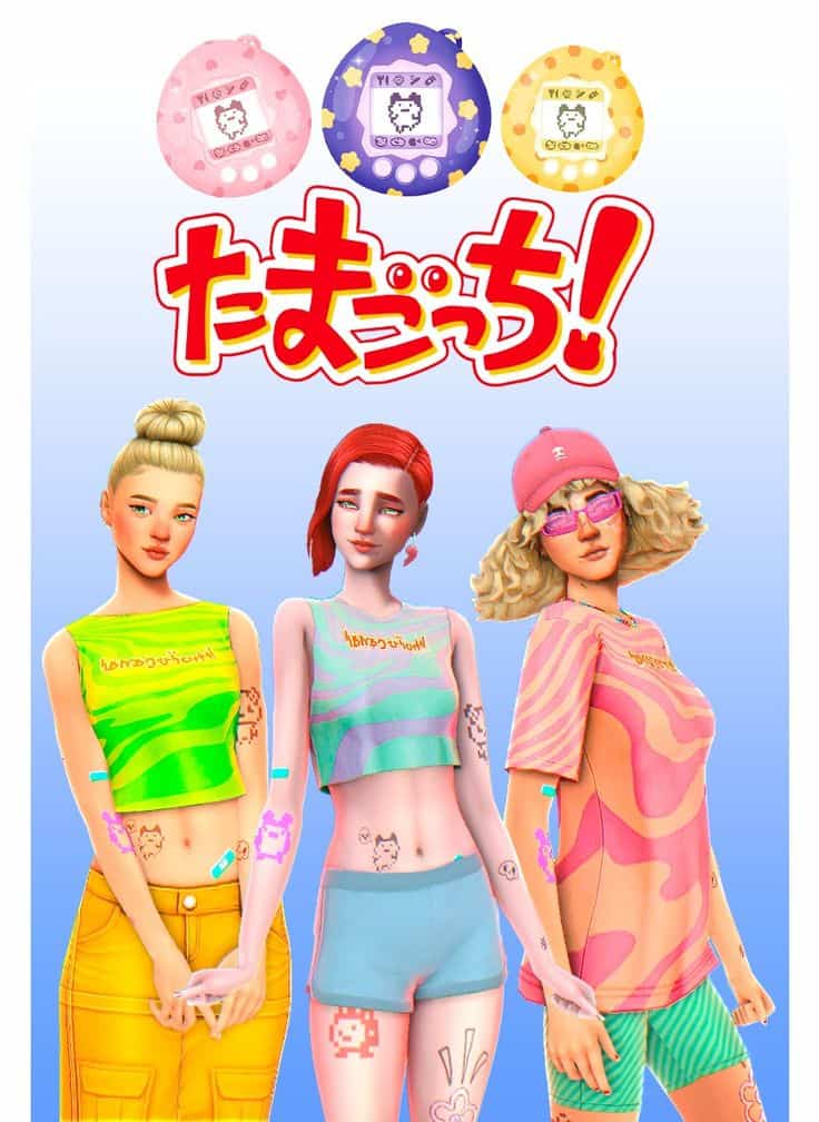 sims 4 female clothes set