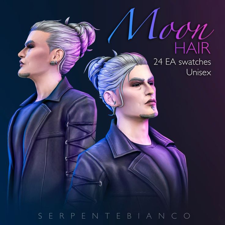 sims 4 male bun hair cc