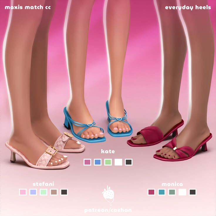 sims 4 maxis match heels cc