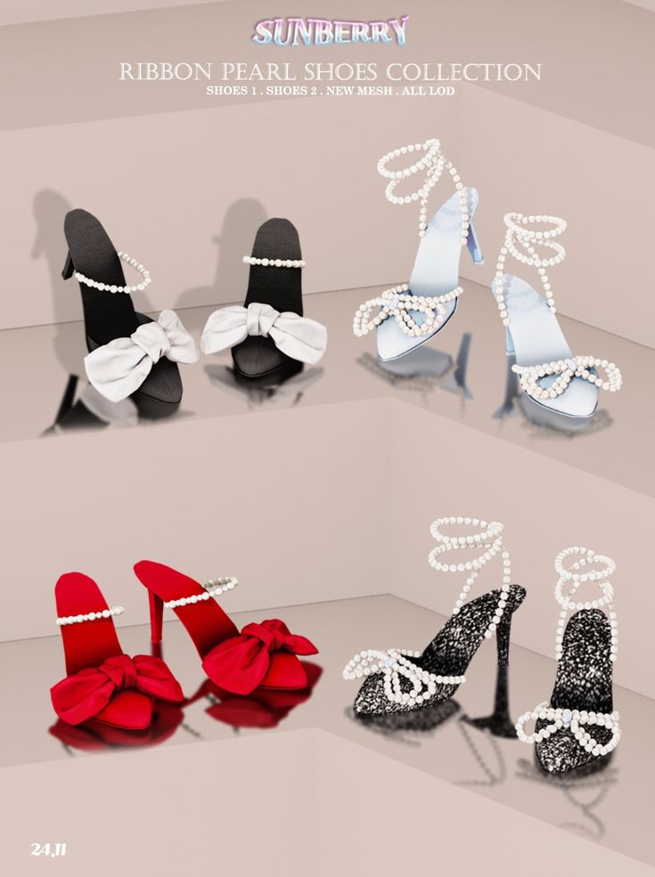 sims 4 pearl cc shoes