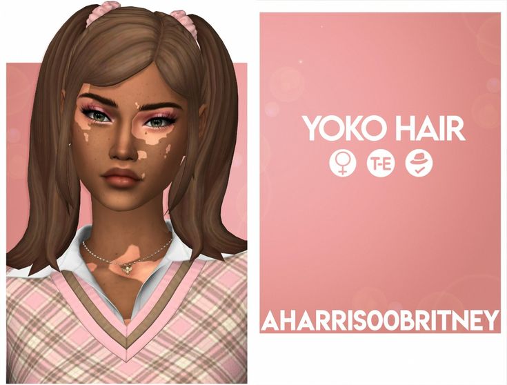 sims 4 pigtails cc set