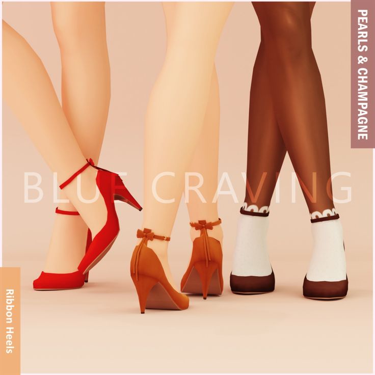 sims 4 ribbon heels