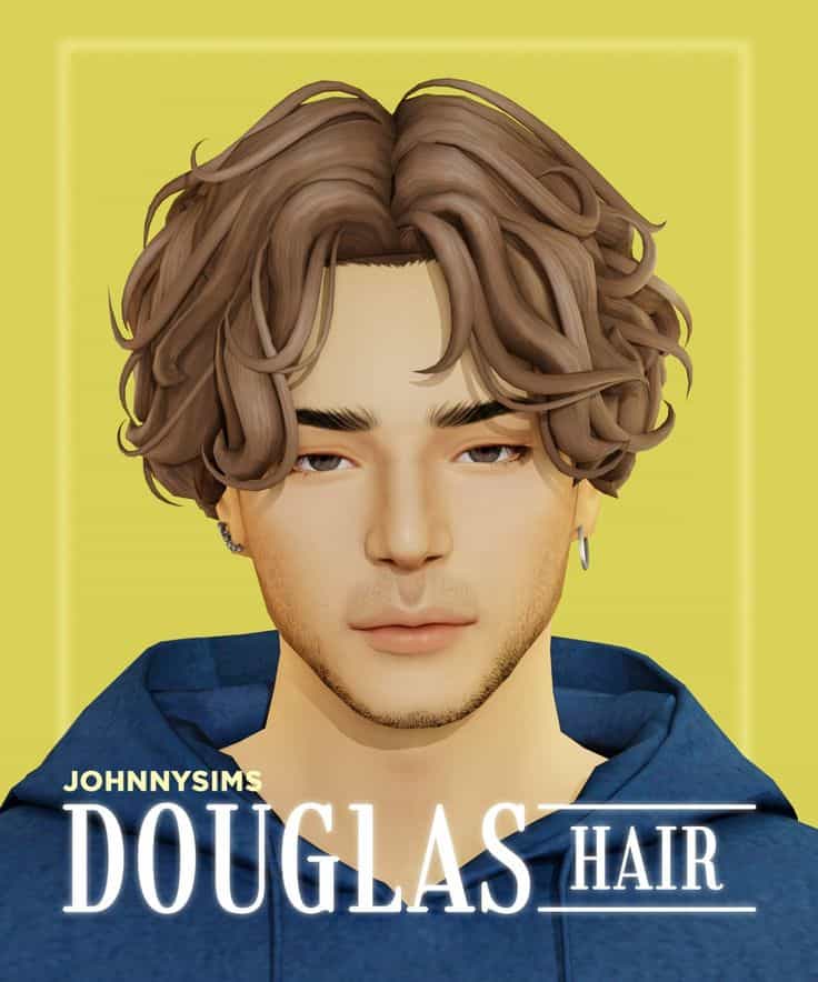 sims 4 wavy hair cc