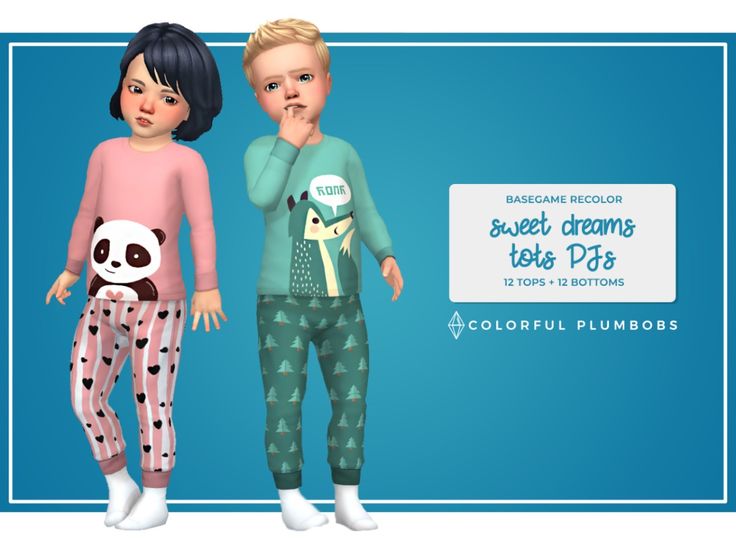 best sims 4 toddler pajamas