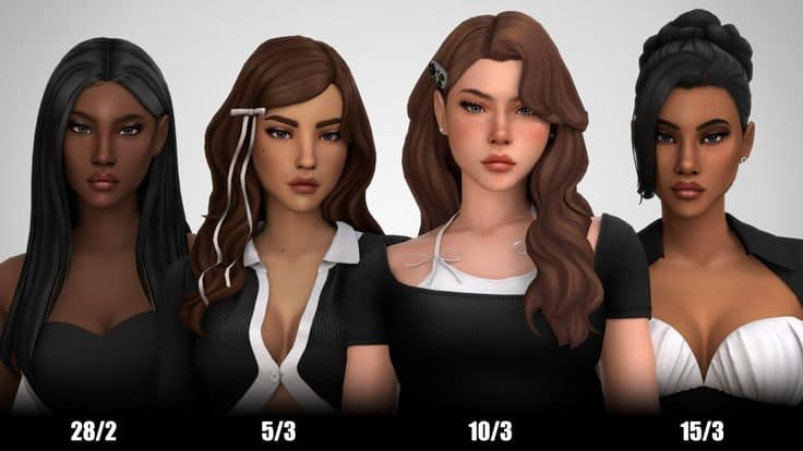 latest sims 4 hair pack