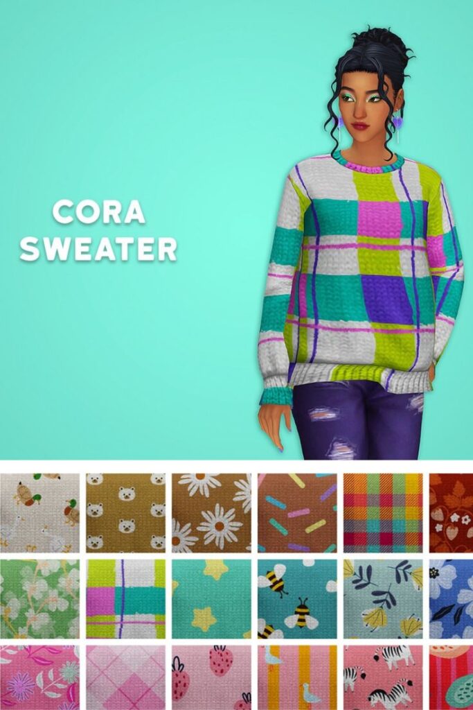 latest sims 4 sweater cc