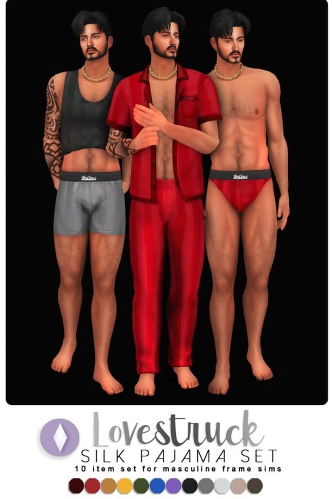 pajamas cc sims 4