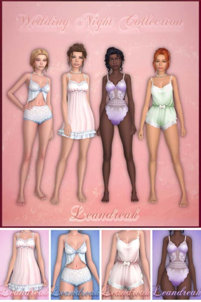 sims 4 cc sleepwear