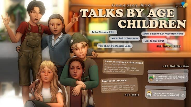 sims 4 children mods