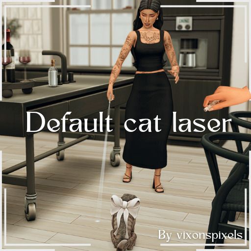 sims 4 default cat laser mod