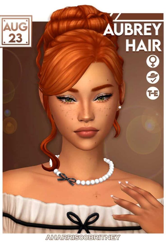 sims 4 high bun cc