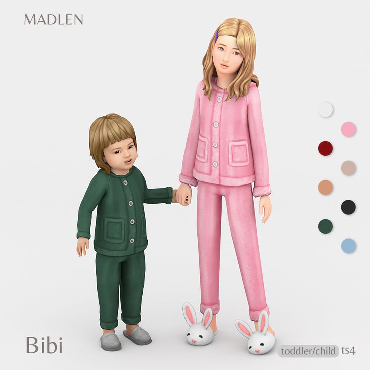 sims 4 kids pajamas cc
