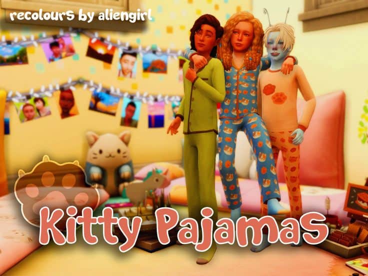 sims 4 kitty pajamas