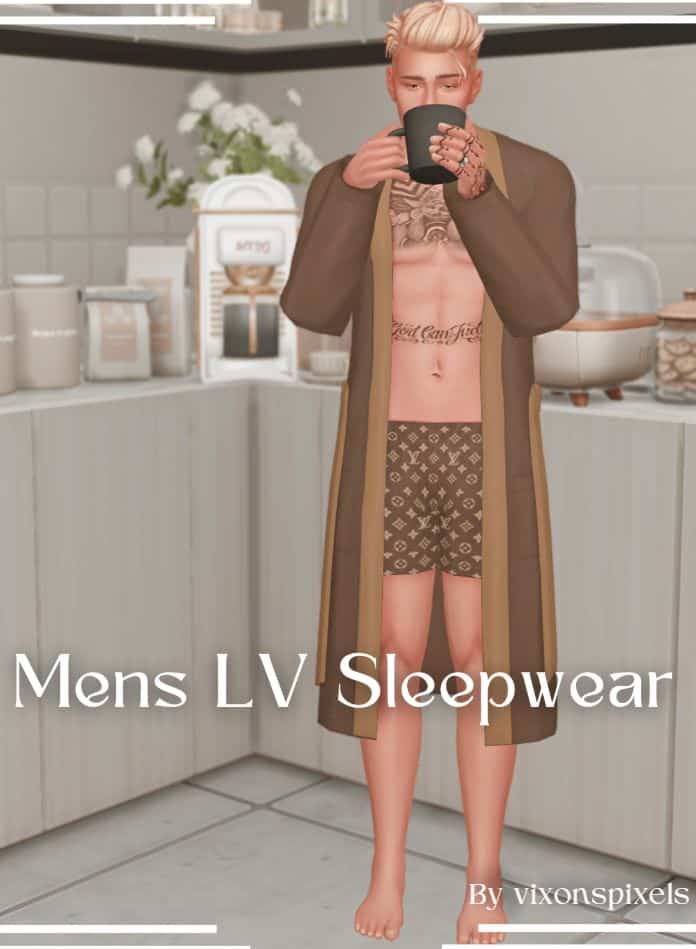 sims 4 male sleepwear cc