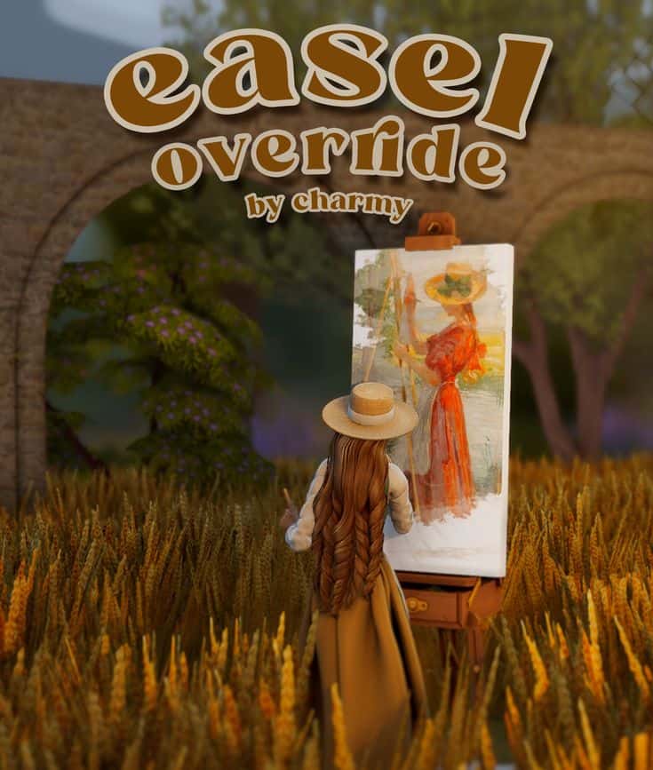 sims 4 paintings override