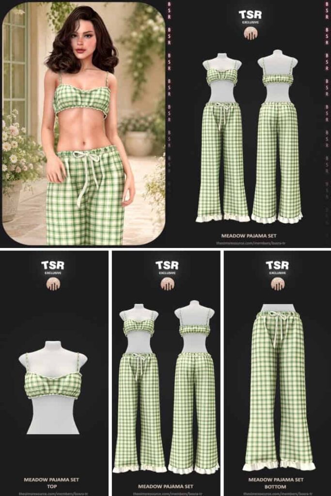 sims 4 pajama set