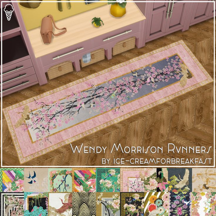 sims 4 runner rugs cc