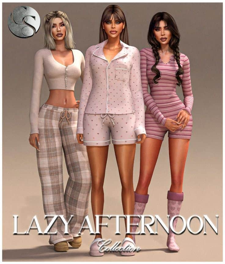 sims 4 sleepwear cc collection