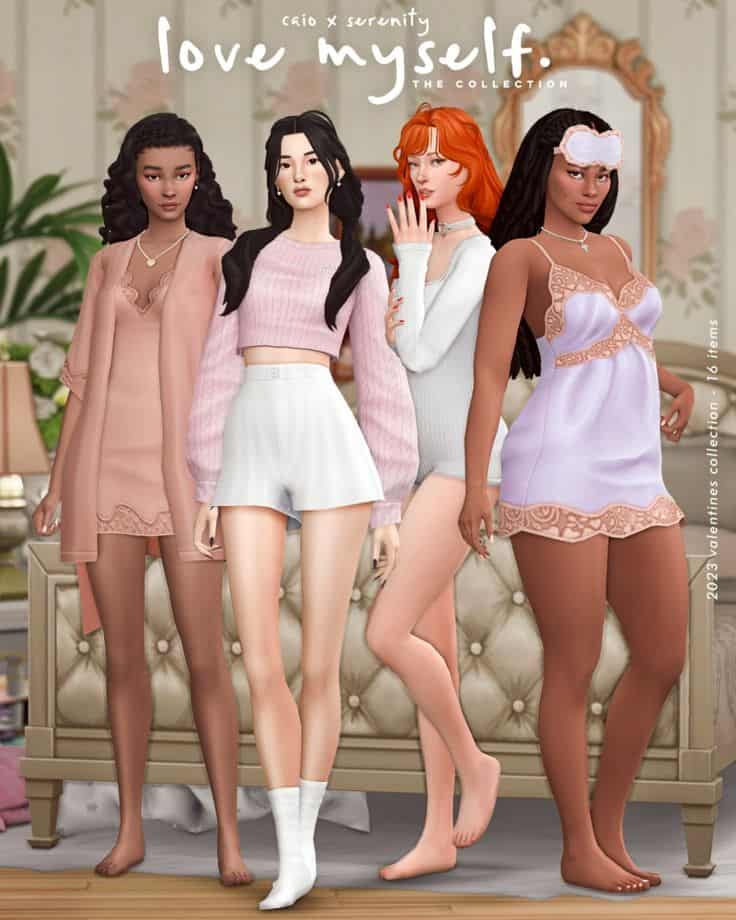 sims 4 sleepwear cc