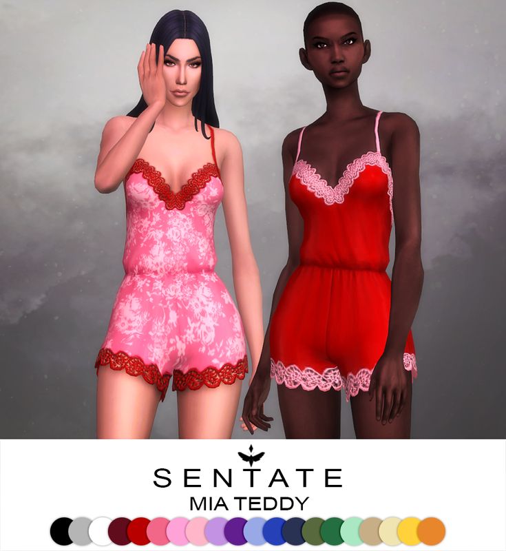 sims 4 sleepwear romper