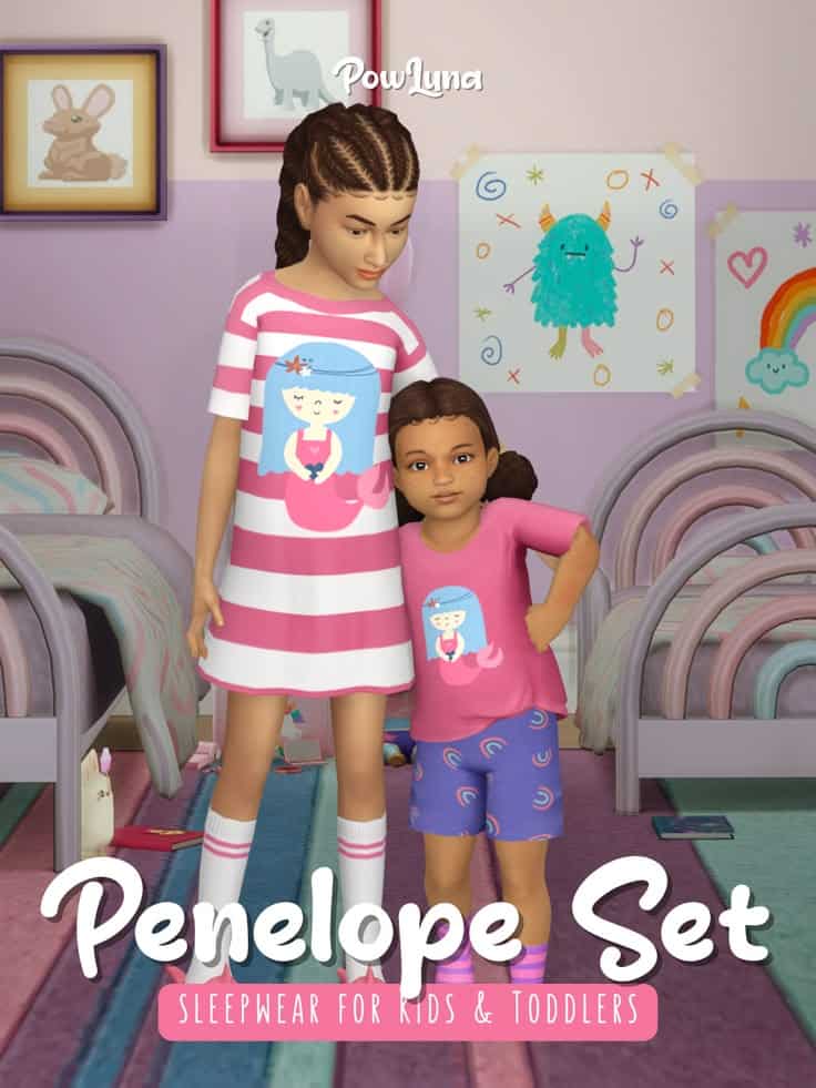 sims 4 sleepwear set