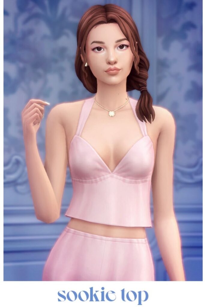 sims 4 sleepwear tops