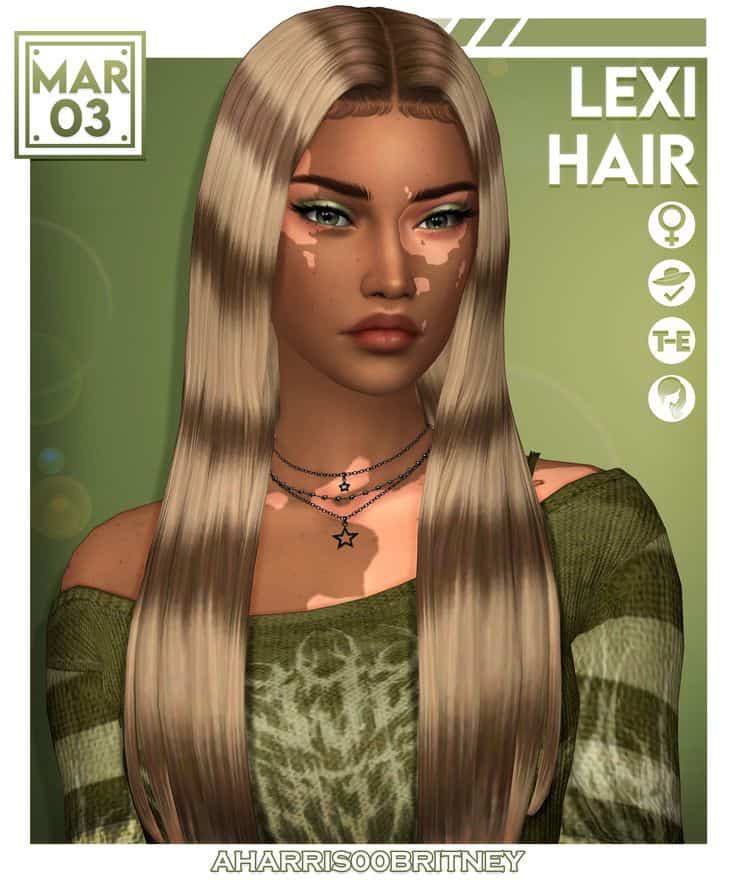 sims 4 straight hair cc