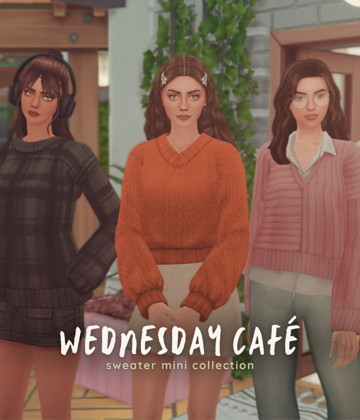 sims 4 sweater cc collection