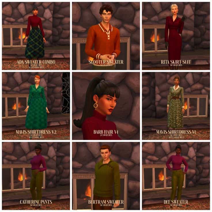 sims 4 sweater collection