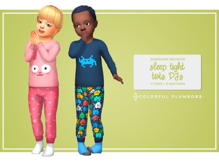 sims 4 toddler pajamas cc