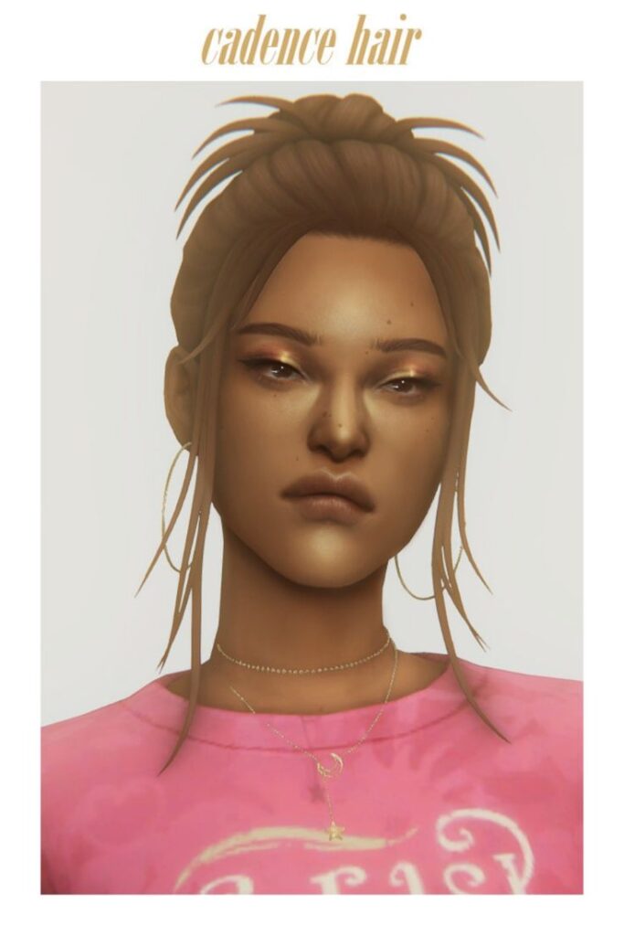 the sims 4 bun hair