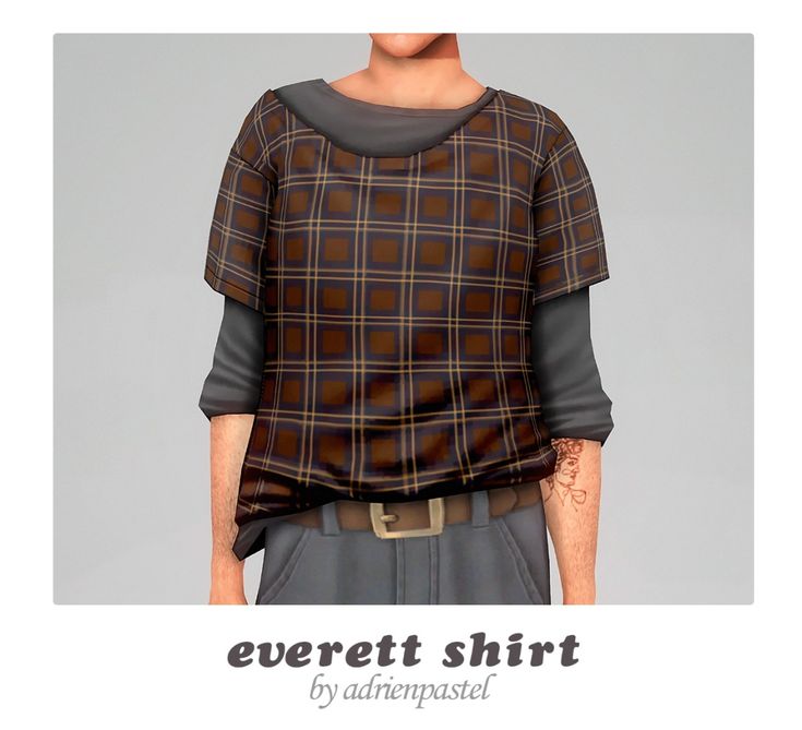 male shirt sims 4