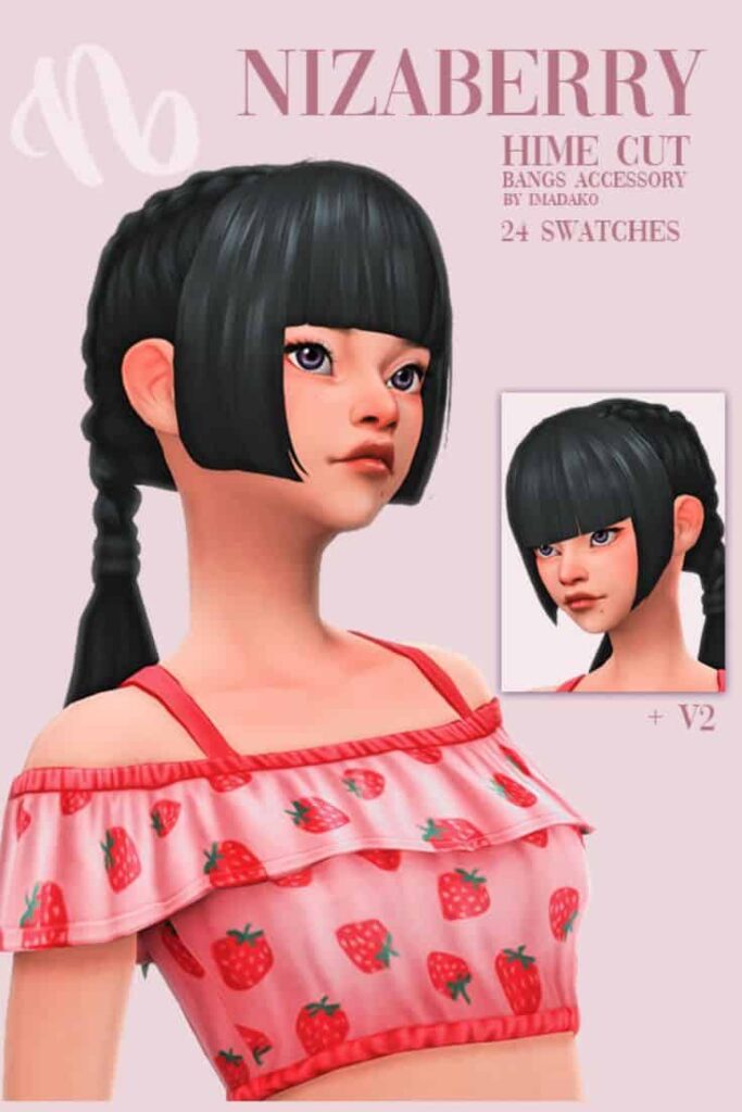 sims 4 bangs accessory