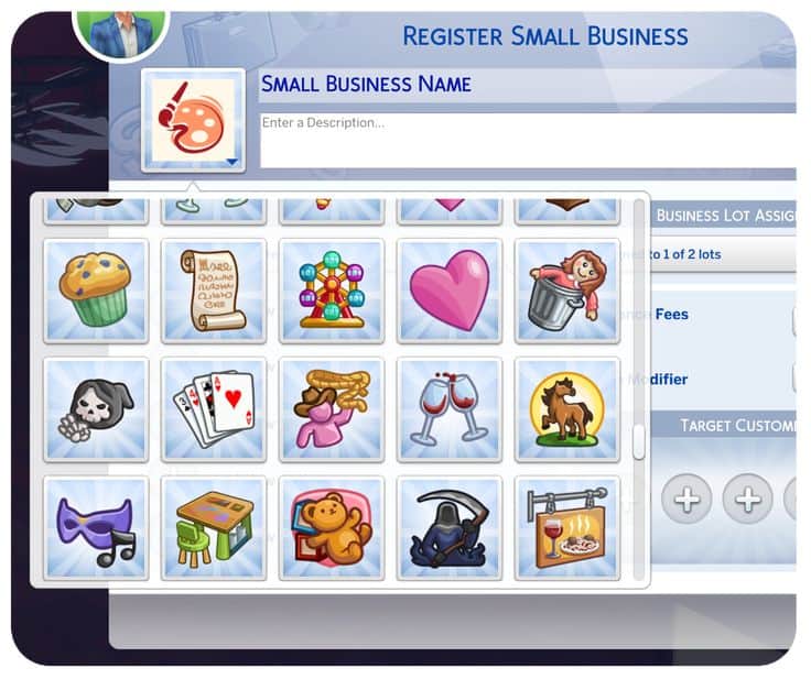 sims 4 business icons