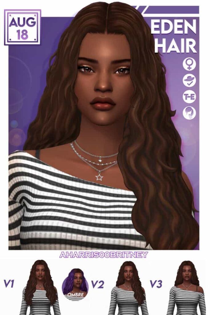 sims 4 curly and wavy hair