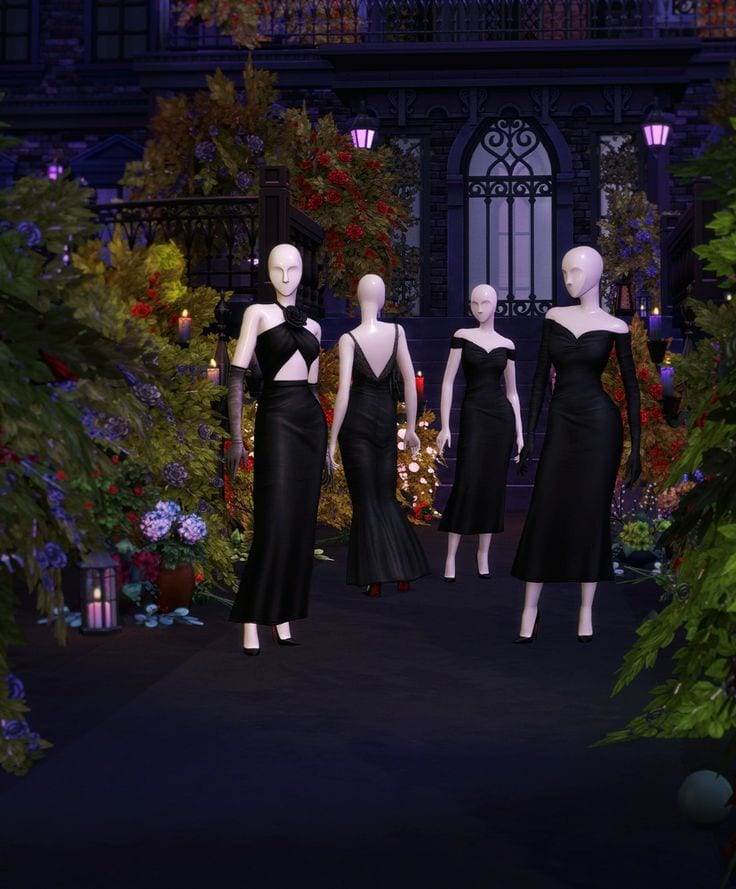 sims 4 dresses maxis match